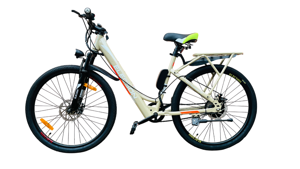 Elecson Electric Cycle ladies_peach
